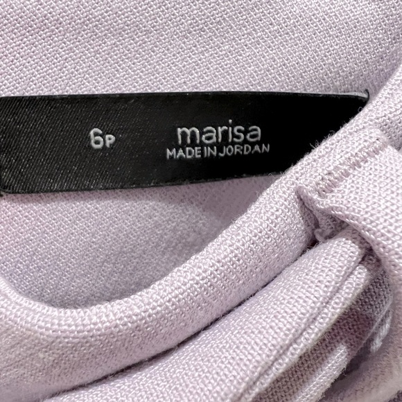 LOFT lilac stretch cropped pants with tie belt - Picture 5 of 6